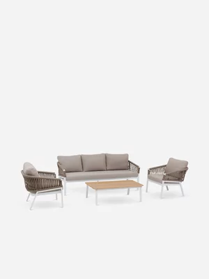 Oriengo Outdoor Sofa Set Taupe