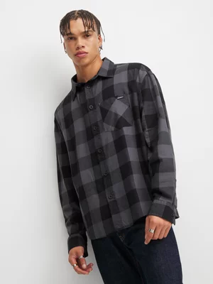 Redbat Men's Black Check Shirt