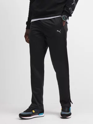 Mens Puma Essential Trico PT Slim Black/White Pants