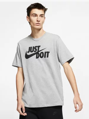 Nike Mens Sportswear Just Do It Grey Heather Tee