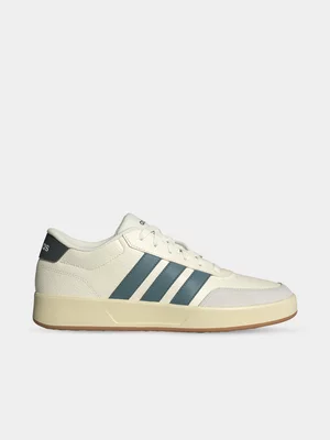 Mens adidas Breaknet 3.0 White/Teal Sneaker