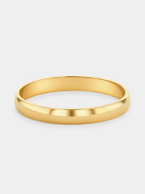 Yellow Gold Plain Wedding Ring 