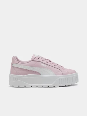Puma Junior Grade-School Karmen 2 Pink/White Sneakers 