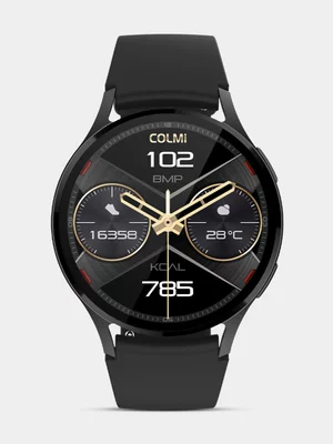 Colmi i28 Ultra Black Silicone Smart Watch