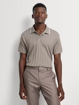 Markham Men's Regular Fit Mocha Golfer