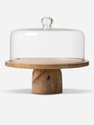 Malda Serveware Footed Cake Stand With Dome