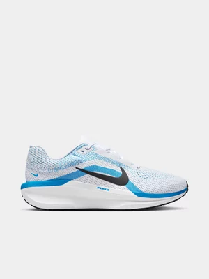 Nike Mens Winflo 11 White/Blue Running Shoes