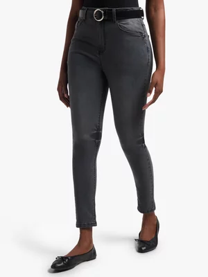 Exact Women's Grey Skinny Jeans