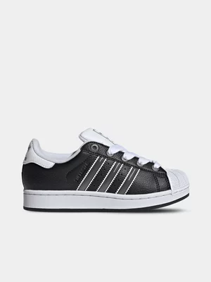 adidas Originals Junior Superstar II Core Black/Matte Silver Sneaker