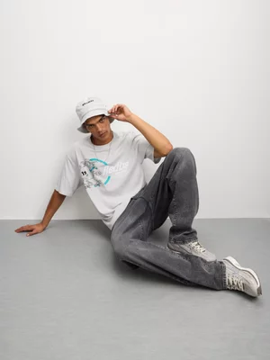 Redbat Athletics Men's Mascot Skate Grey T-shirt