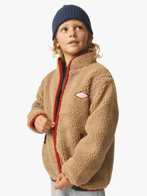 Cotton On Kids Boy Brown Seb Sherpa Jacket
