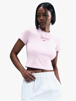 Nike Women's NSW Baby Pink T-Shirt