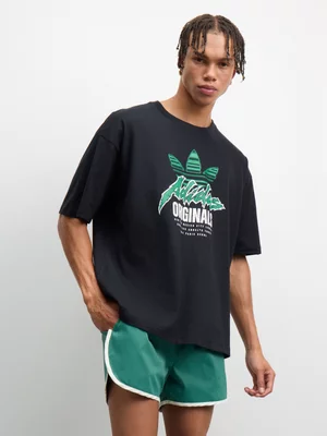 adidas Originals Men's Srcipt Black T-shirt