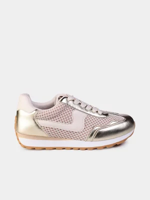 Women's Madison Jullian Gold/Beige Sneakers