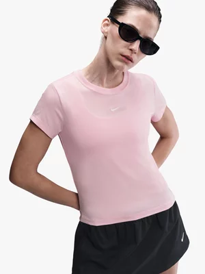 Nike Womens Sportswear Chill Knit Pink Tee