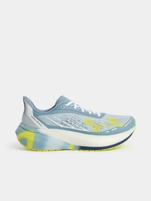 Under Armour Mens Velociti Distance Blue Fog/Yellow Running Shoes