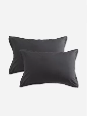 Volpes Supima Cotton 450TC Oxford Granite Pillowcase Pair