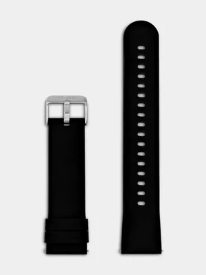 Tempo Pulse Black Silicone Smart Watch Strap 