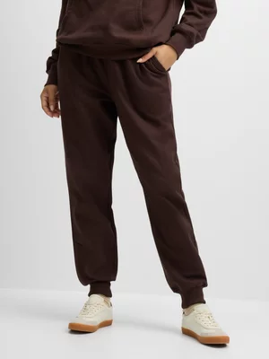 Jet Women’s Brown Basic Elasticated Jogger