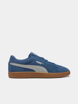 Mens Puma Smash 3.0 Blue/Grey Sneaker