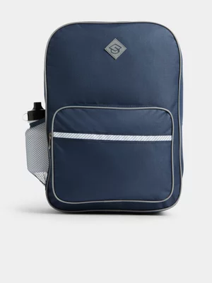 Jet Kids Navy Large School Bag/Bottle