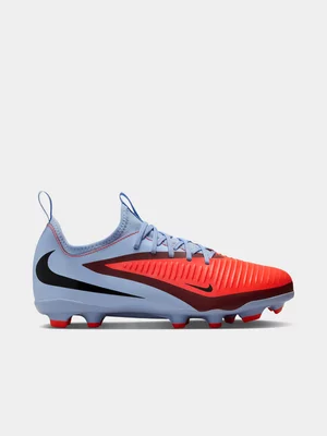 Nike Junior Phantom 6 Academy FG/MG Blue/Red Boots