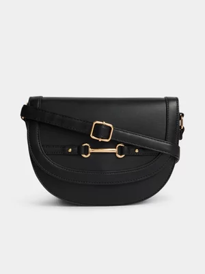 Jet Women’s Black Horsebit Crossbody Bag