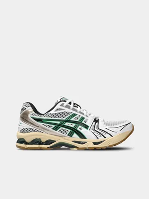 Asics Men's Gel-Kayano 14 White/Green Sneaker