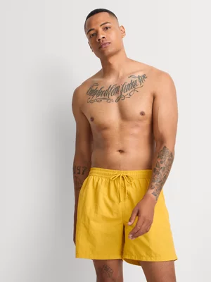 Markham Men's Plain Ochre Swimshorts