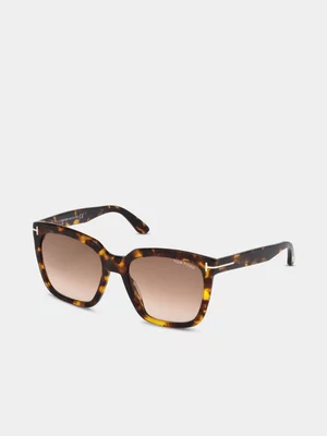 Tom Ford  Brown 55 Sunglasses