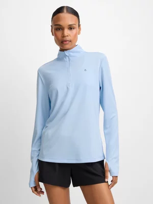 TS Womens Nova 1/4 Zip Sky Blue Top