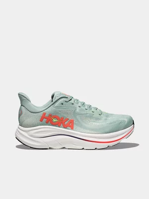 HOKA Mens Clifton 10 Sage/White Running Shoes