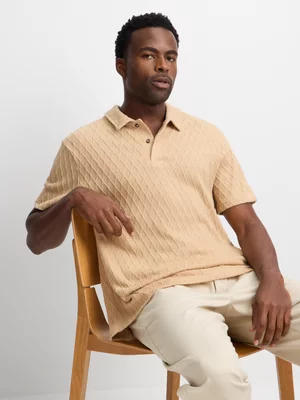 Exact Men's Natural Textured Golfer