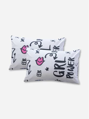 Volpes Nicky Grey Pillowcase Pair