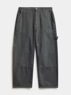 Relay Jeans Men's Loose Fit Carpenter  Charcoal Denim