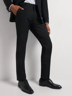 Markham Men's Slim Fit Black Tuxedo Trouser