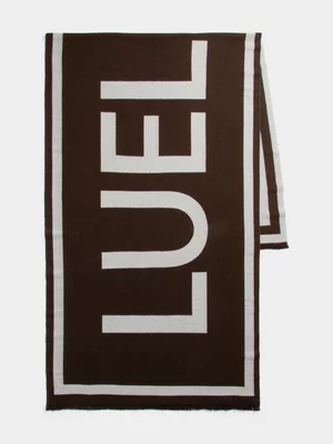 Luella Bold Branded Knitted Scarf