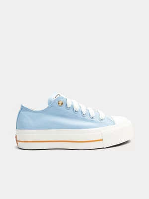 Womens Converse Chuck Taylor All Star Platform Colour Pop Blue/White Sneaker