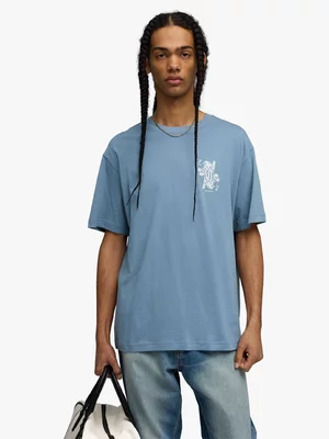 Puma Men's Graphic Card Light Blue T-shirt