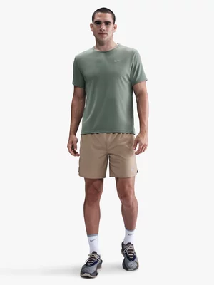 Nike Mens Dri-Fit Miler Clay Green/Reflective Silver Tee