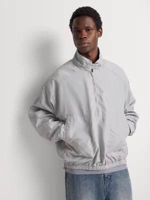 Relay Jeans Men's Oversized Tech Grey Anorak Jacket