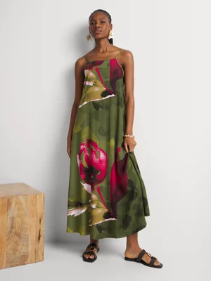 Square Neck Maxi Sundress