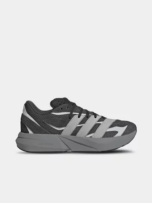 adidas Mens Lightblaze Carbon/Grey/White Sneakers