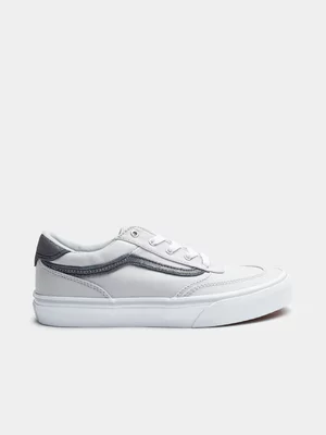 Junior Vans Brooklyn LS Shimmer Grey/White Sneaker