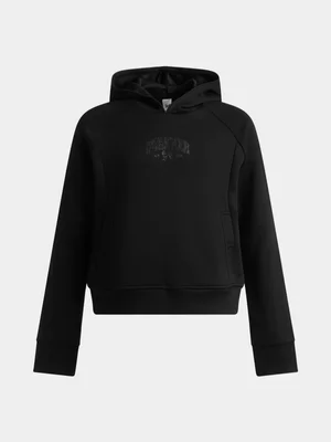 Jet Older Girls Black Lux Hoody