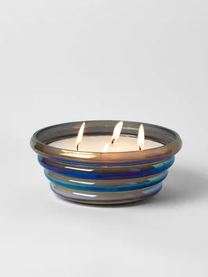 Ribbed Ombre Jar Candle 7.5 x 17cm