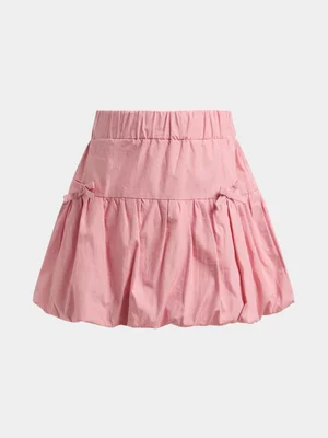 Jet Younger Girls Blush Pink Bubble Skirt