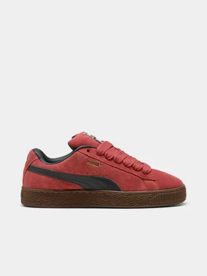 Puma Men's Suede XL Red/Gum Sneaker