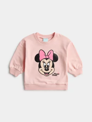 Jet Toddler Girls Pink Minnie Mouse Active Top