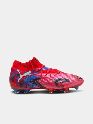 Puma Mens Future 8 Ultimate Playmakers FG Red/Blue Boots